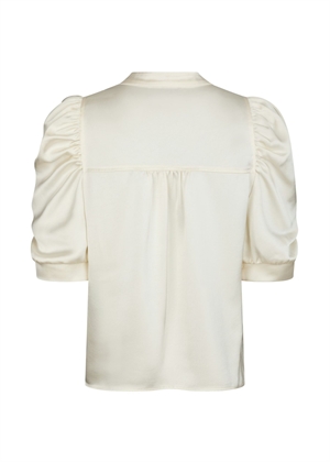 Roella heavy sateen bluse Pearl Neo Noir 